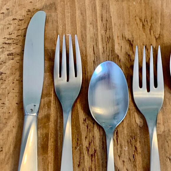 Insico Flatware 5 Pc Place Setting International Silver SCOPE Luxury Line SS USA - Picture 6 of 9